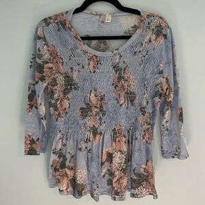 Alya Floral Print Top - Medium